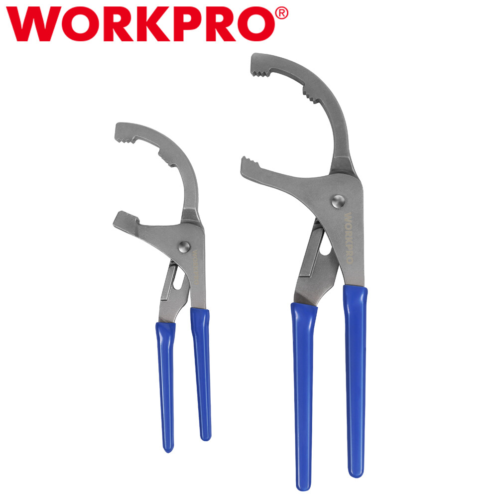 WORKPRO 2PC 9″ 12″ Oil Filter Wrench/Plier Set Adjustable Oil Filter Removal Set