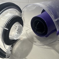 Dyson UP13 UP20 UP30 DC65 DC66 CANISTER DUST BIN CAN w/ CYCLONE 920624-03 Purple