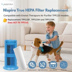 TPP220 True HEPA Filter For Therapure Air Purifier TPP220F TPP220H TPP220M, 3 Pk