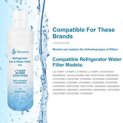 4 PACK Refresh Refrigerator Ice Water Filter For LG LT1000P ADQ747935 Brand New