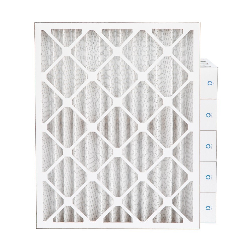 20x25x4 MERV 8 Pleated AC Furnace Air Filters. 6 Pack (Actual Depth: 3-3/4″)