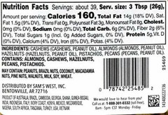 2 Packs Member’s Mark Unsalted Deluxe Mixed Nuts 34 oz Each Pack