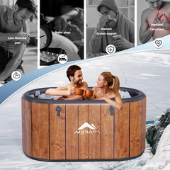 XL 170 Gal Inflatable Cold Plunge Tub for Athletes – Home Recovery Ice Bath