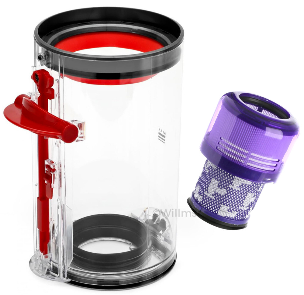 Dyson V11 Dust Bin Canister & Filter SV14 SV15 SV17 SV28 Big Container Vacuum
