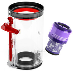 Dyson V11 Dust Bin Canister & Filter SV14 SV15 SV17 SV28 Big Container Vacuum