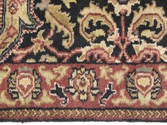 Agra Jaipur 3X12 Oriental Runner Rug Wool Hand-knotted Floral Hallway Carpet