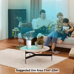 Home HEPA Air Purifier Air Cleaner for Allergies Smoke Mold Odor Dust Large Room