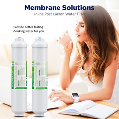 5 Pack Inline Post Carbon Water Filter 1/4″ Quick Connector Fridge Ice-maker