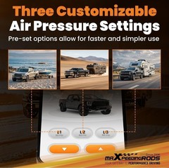 maXpeedingrods Wireless On Board Air Compressor App and Remote Contrl 120 PSI
