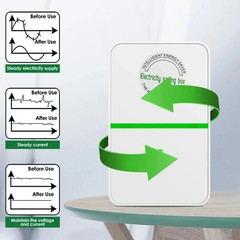 2pcs Pro Power Saver Energy Saver Household Power Saver Electricity Saving US