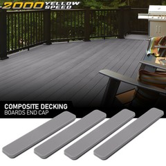 Composite Decking boards End Cap (4 pcs in One Package) 5.5”