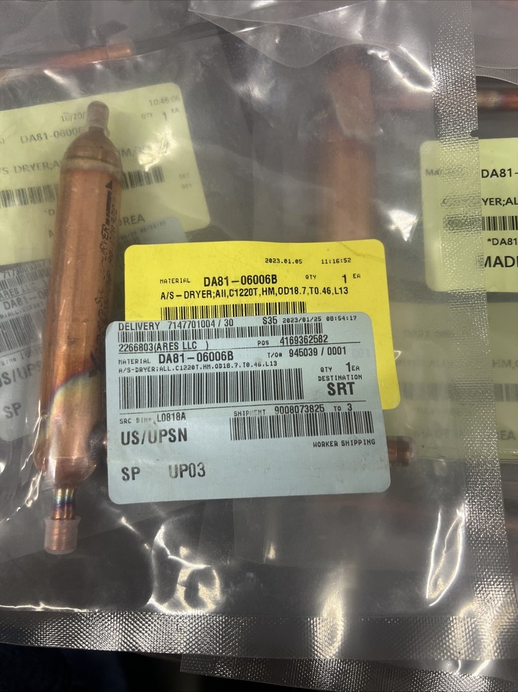 NEW SAMSUNG OEM Parts DA81-06006B Refrigeration Appliance Filter Dryer