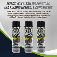 HVAC Guys Foam Blaster – Coil Cleaner & Deodorizer for HVAC & Automotive Filters