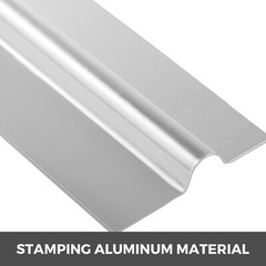 200-4′ Omega Aluminum Radiant Floor Heat Transfer Plates for 1/2″ PEX Tubing