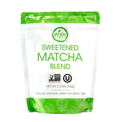Aiya Matcha Sweetened Matcha Green Tea Powder 2.2 LB (1 kg bag)