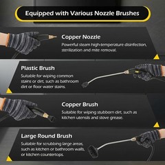 3800W High Pressure Steam Cleaner Household Car Steam Cleaner Cleaning Machine