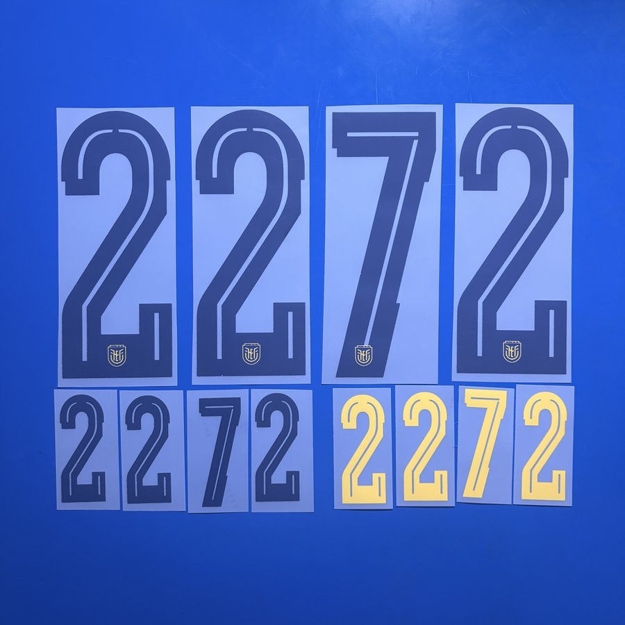 2026 Ecuador Any Name Number Personalise Customise Player Size Nameset ID Print