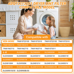 ADQ73373201 Lint Filter Assembly – Dryer Lint Screen Replacement for Ken-more