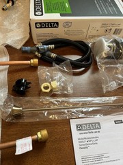 Delta 3595LF-CZMPU-LHP 2-Handle Widespread Bathroom Faucet Low Arc Spout