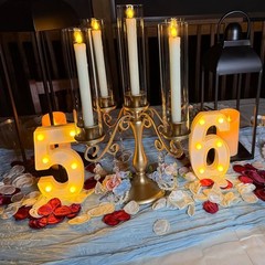 7.88 Inch Light Up Numbers 18 Sign Happy 18th Birthday Party Table Decor