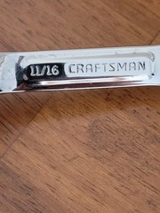 Craftsman VV STUBBY Short SAE 12-Point Combination Wrench Set of 5 Made in USA