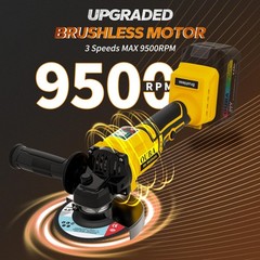 Cordless Angle Grinder For Dewalt 20V MAX 4-1/2″ 5″ Brushless 22PCS Complete Kit