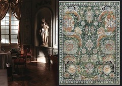 Durable Washable Area Rug 3′ x 5′ – Non-Slip & Vintage Elegance for Any Room