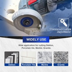 2pcs Diamond Cutting Grinding Disc Wheel for Porcelain Tile Saw Blade 75mm