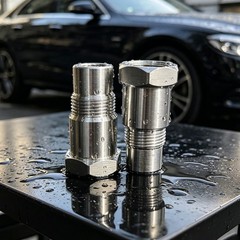 2pc Stainless Steel M18*1.5 Screw Replacement Part, Dispenser Container Type, Du