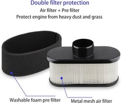 Air Filter For JOHN DEERE MIU12555 BOBCAT 4164631 GRAVELY 21548000 ROTARY 12758
