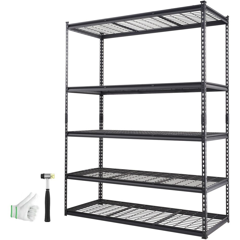 Uimoso Storage Shelving Unit 24*60*78″ Garage Rack 5-Tier Load 2000 lbs