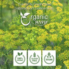 Organic Way Fennel Seed Powder – Organic, Kosher & USDA Certified (1LBS / 16Oz)