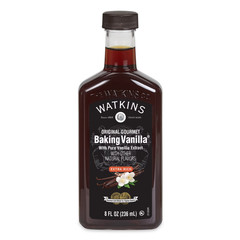 Watkins All Natural Original gourmet baking Vanilla with Pure Extract 8 fl oz..