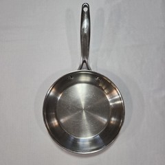 Pampered Chef 8 in 20cm Stainless Steel Skillet/Frying Pan Sauté Omelet Tri-Ply