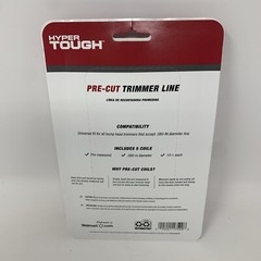 Hyper Tough 5 count Nylon Trimmer Line Coil – .080” X 14’ ea Coil Universal Fit
