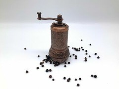 Handmade Turkish Salt Pepper Spice Grinder Mill 4.2in , Pepper Grinder US SELLER
