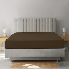Hotel Quality Fitted Sheet Deep Pocket Breathable Soft Elastic Mattress Sheets