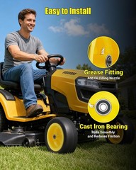 Multiple Sizes 2 Pack Lawn Mower Tire and Wheel Flat Free or Pneumatic Tire
