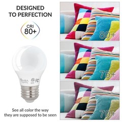 [6 Pack] LED A15 Refrigerator 4W 120V 40W Equivalent Bulbs E26 5000K Daylight