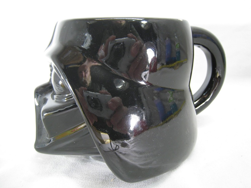 Star Wars Darth Vader 3D Helmet Mug Ceramic Black Galerie Cup Hand Wash Only