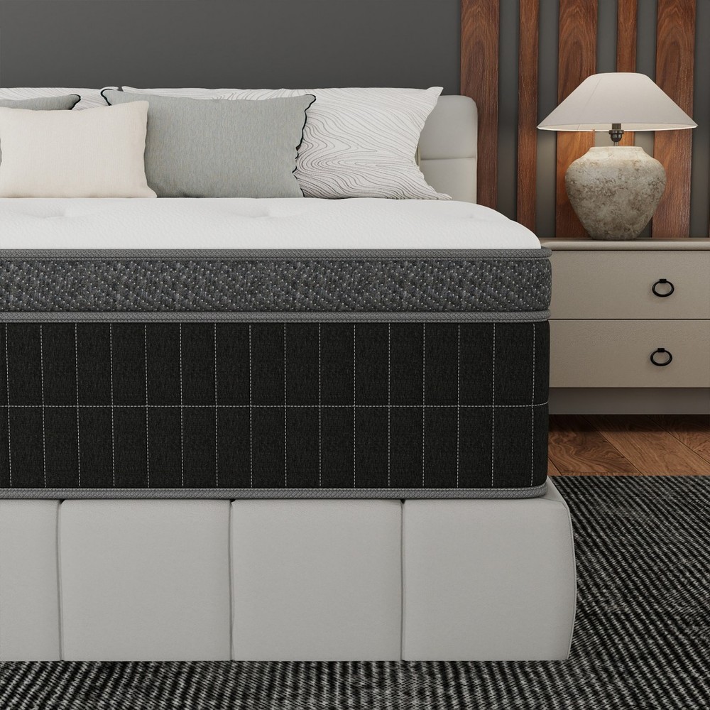 10/12/14 Inch Gel Memory Foam Hybrid Spring Mattress Twin Full Queen King In Box
