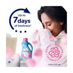 Liquid Fabric Softener and Conditioner, April Fresh Scent, 140 Fl Oz, 190 Loads