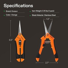Pruning Scissors Garden Shears Hand Tools Plant Trimming Pruners 2 pack