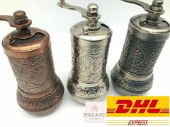 Handmade Turkish Salt Pepper Spice Grinder Mill 4.2in , Pepper Grinder US SELLER