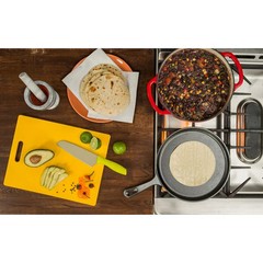 Lodge 10.5″ Cast Iron Griddle: Preseasoned Nonstick Crepe Pan, Smooth Surface &