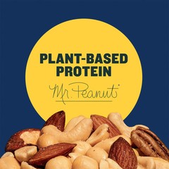Planters Lightly Salted Mixed Nuts 15 Ounce Kosher Snack Less Than 50 Peanuts