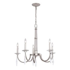 Hoyne 5-Light Chandelier in Contemporary and Candle Style 24.25 Inches Tall and
