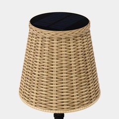 Rechargeable Outdoor Patio LED Lantern Black – Threshold designed w/