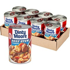 DINTY MOORE Beef Stew 15 oz (8 Pack) Fully Cooked Ready-To-Eat Gluten-Free Meal