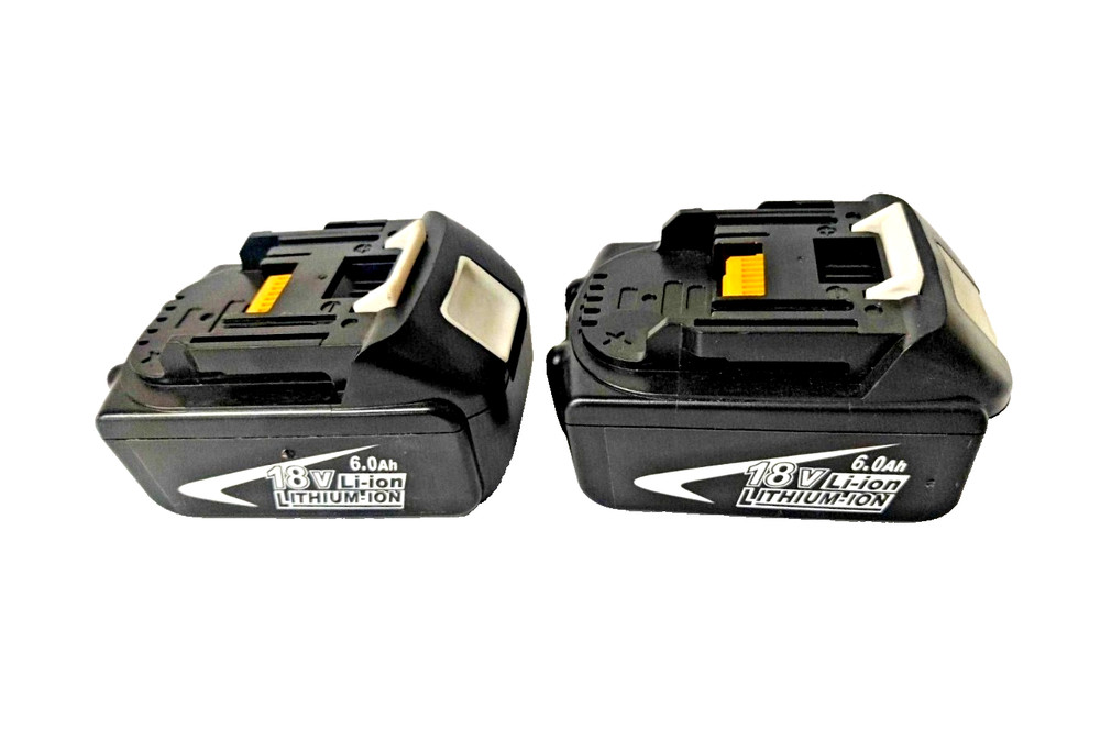 Lot of 2 Compatible With Makita 18V 6.0AH Li-Ion Battery BL1840 BL1850 BL1860